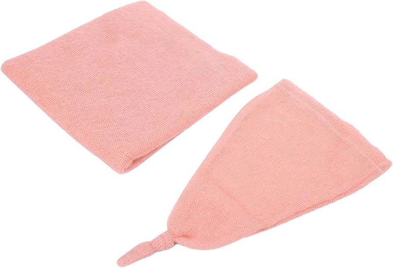 Newborn Baby Photography Hat Wrap Set Soft Knitting Mohair Accessories For Boys Girls - Image 3